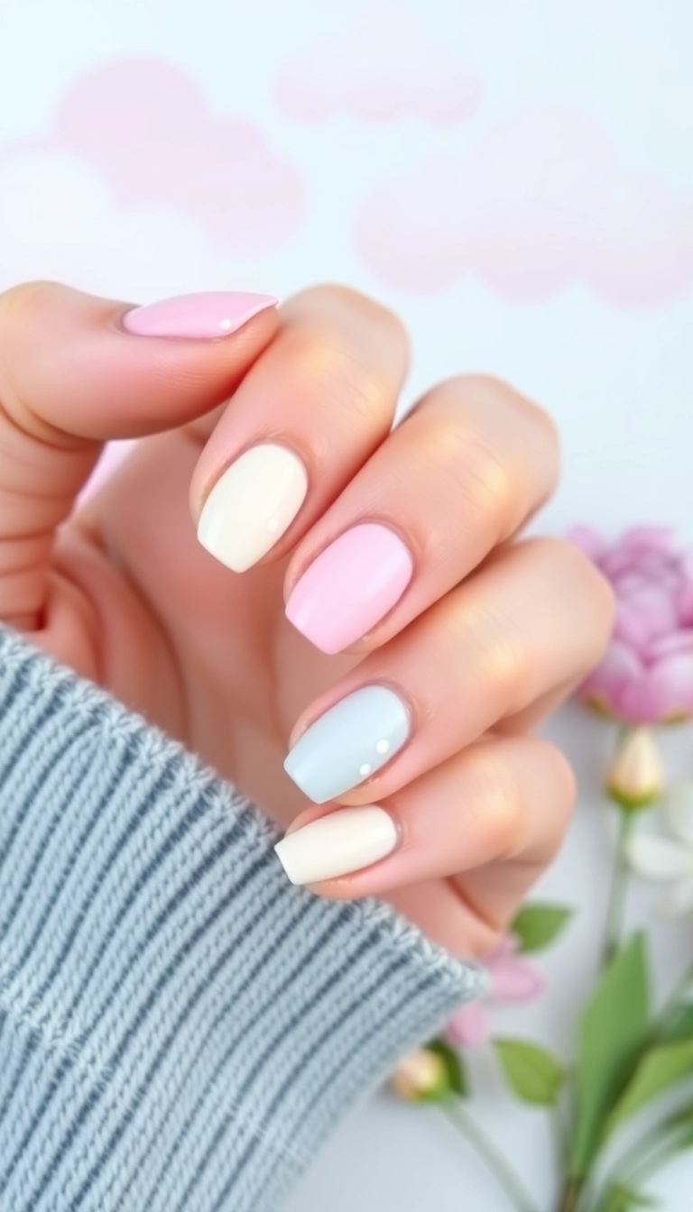 13 Chic Geometric French Nail Ideas That Are Anything But Ordinary (#7 Will Blow Your Mind!) - 4. Dotted Half-Moons