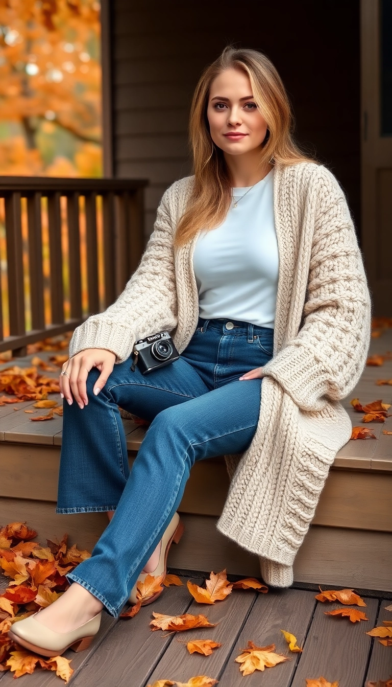 18 Sustainable Knits That Will Make You Look Good and Feel Even Better! - 1. Chunky Knit Cardigans