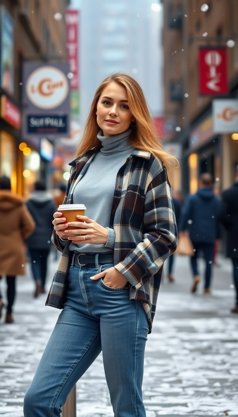 20 Cozy Winter Outfits That’ll Keep You Warm and Stylish (You’ll Love #10!) - 2. Layered Turtlenecks