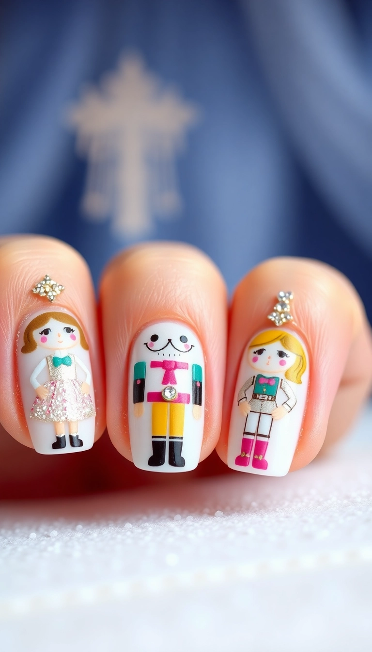22 Festive Christmas Nail Decorations That