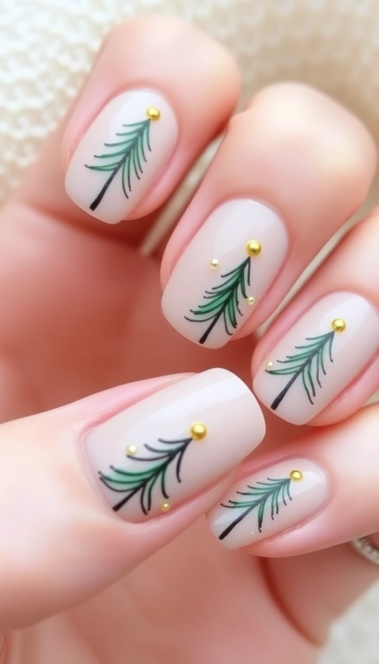 22 Festive Christmas Nail Decorations That