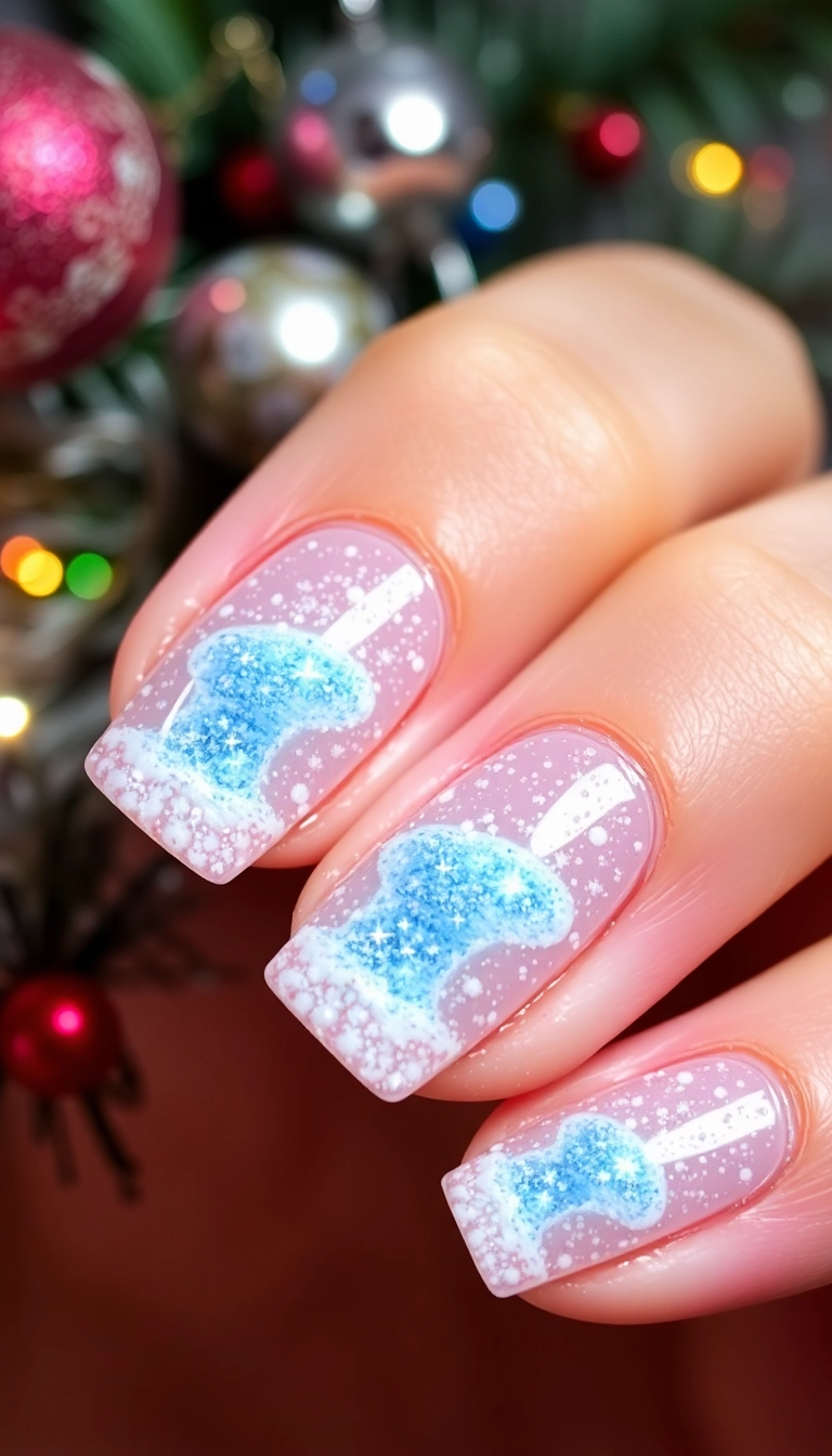 22 Festive Christmas Nail Decorations That