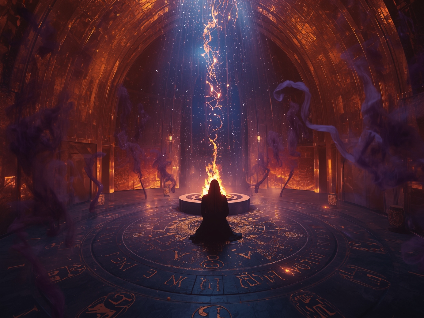 Calcination — The Fire of Release | The Hidden Work · Inner Laboratory by Elle Vida